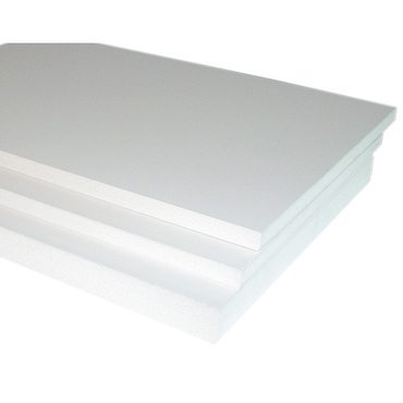 Plaque en matière synthétique chlorure de polyvinyle PVC rigide expansé à peau intégrée